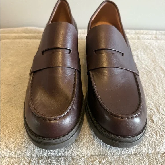 COLE HAAN‎ Camea Lug Penny Loafer Women's Madeira Leather 10 - Picture 3 of 6